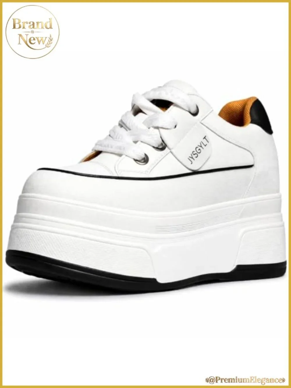 Women's Platform Sneakers Chunky Lace Up Comfort Casual Shoes